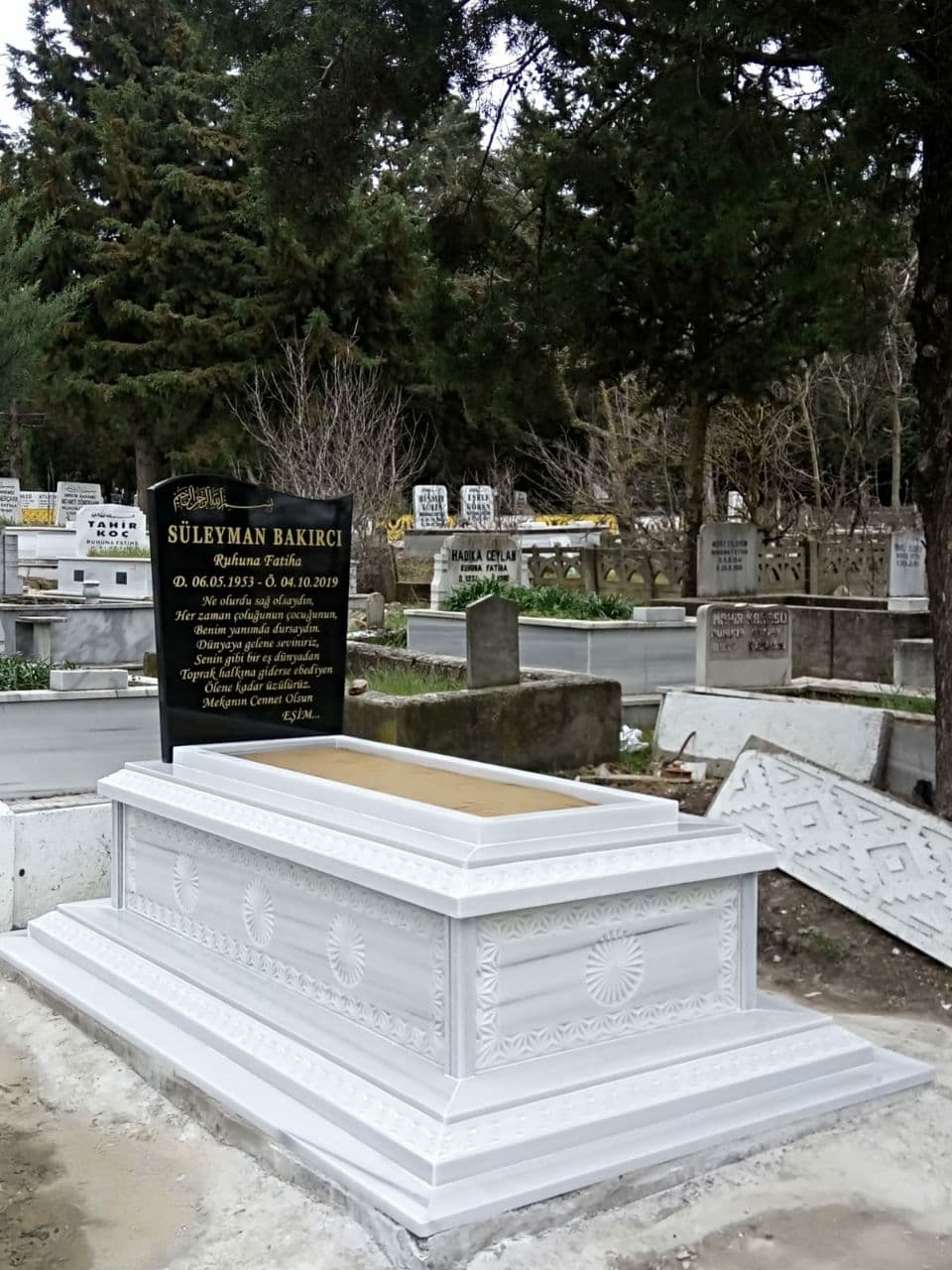 Mezar Taşları - Mezar Yapımı - Lüleburgaz Mermer -14